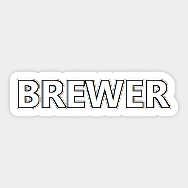 brewer Sticker by felipequeiroz